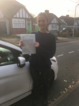 A Fantastic 1st time Pass for Isabella. Congratulations. I will miss my Spanish Lessons. Its been a pleasure working with you Isabella. Enjoy your freedom....